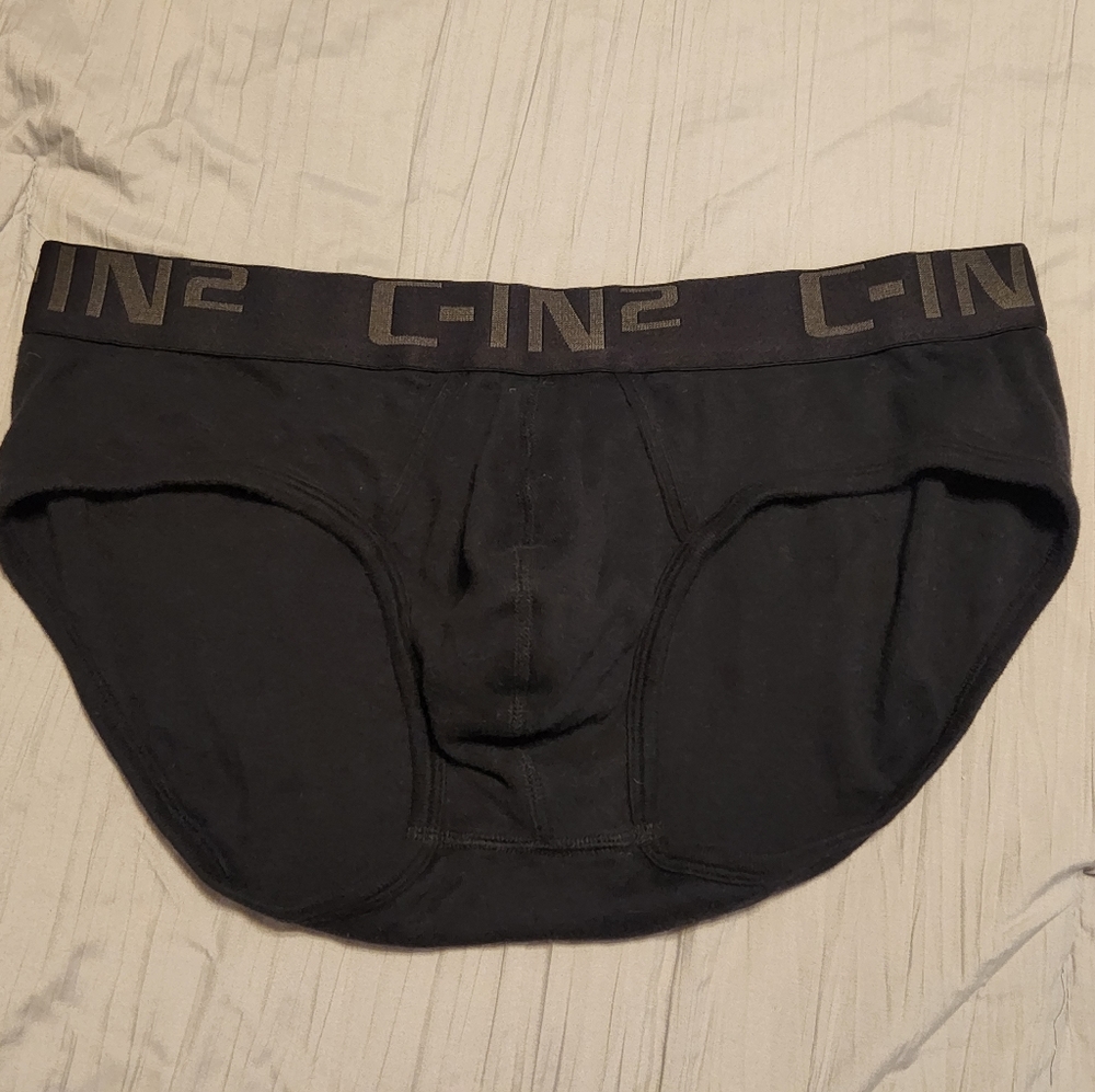 C-IN2 Mens Pouch Sling Briefs Underwear XL Black